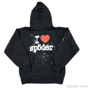 I Love Sp5der Hoodie Black