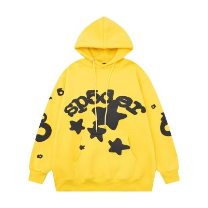 Gold Sp5der Beluga Hoodie