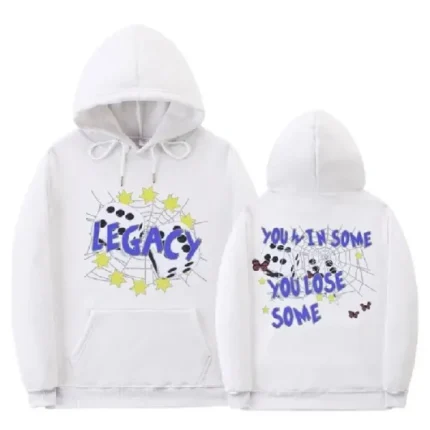 Sp5der Adult Hoodie White