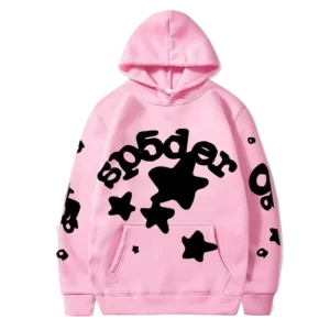 Sp5der Beluga Pullover Hoodie Pink