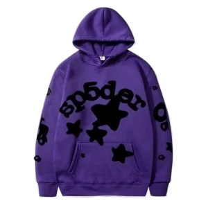 Sp5der Beluga Purple Hoodie