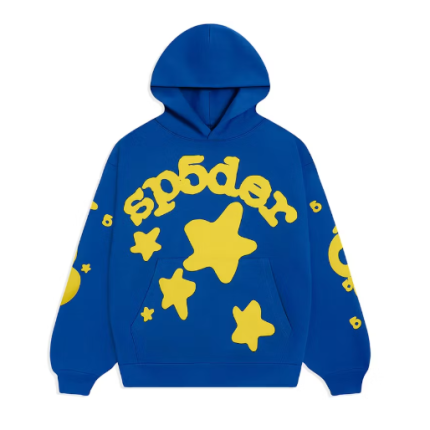 Sp5der Blue Beluga Hoodie