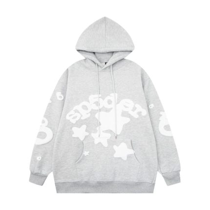Sp5der Grey OG Belugu Hoodie