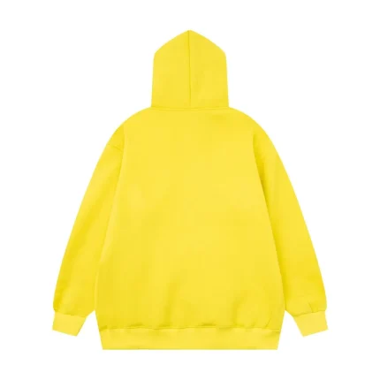 Sp5der Logo Hoodie Yellow