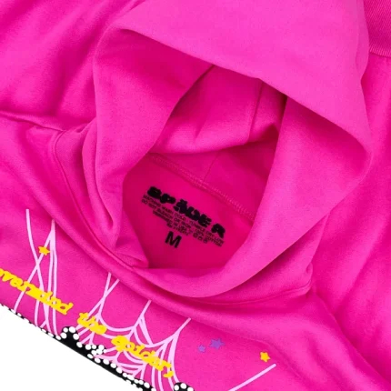 Sp5der P_NK Hoodie Pink