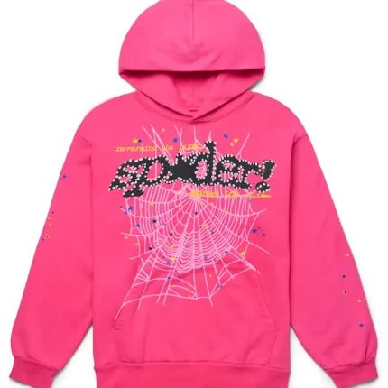 Sp5der P_NK V2 Hoodie Pink