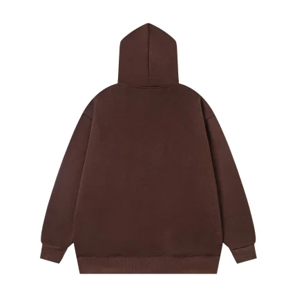 Sp5der Trapstar Brown Hoodie