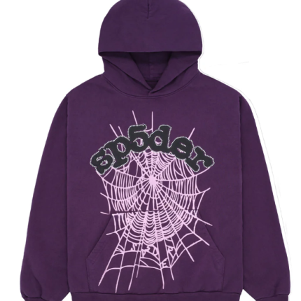 Sp5der Web Hoodie Purple